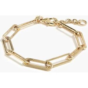 J. Crew Gold Tone Link‎ Chain Bracelet Clasp Extender NWT $30